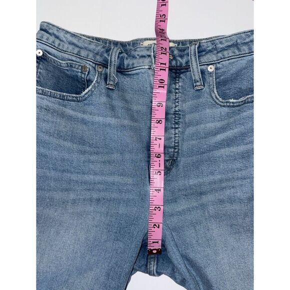 Madewell Curvy Perfect Vintage Jeans 28 Tall 90s Mom Jean Stretch Blue Denim - Picture 11 of 16